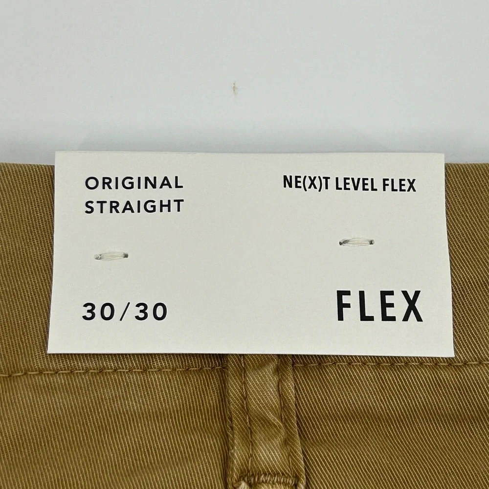American Eagle Pants Men's 30x30 Brown Original Straight NE(X)T Level‎ Flex NEW